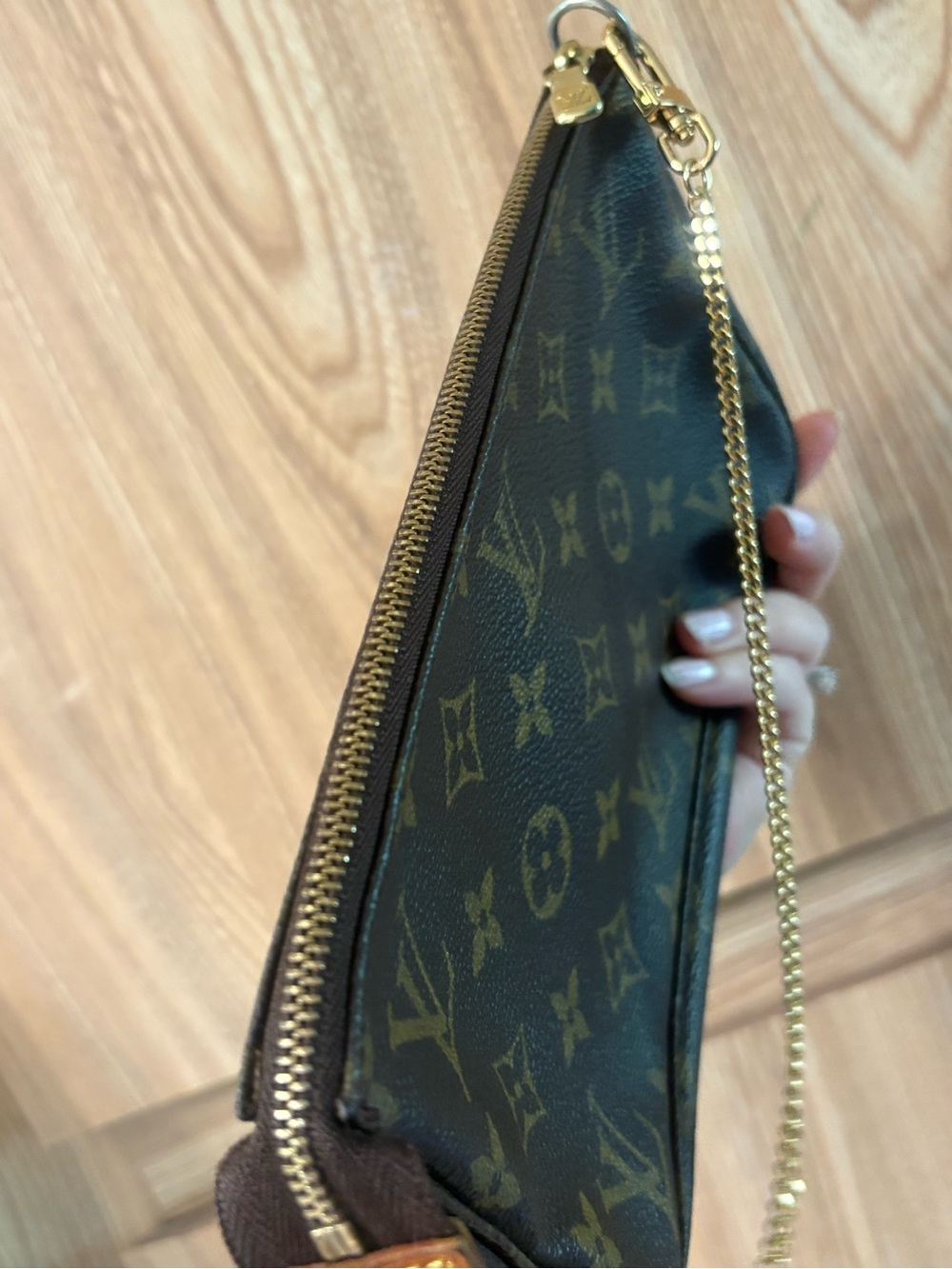 Auth LOUIS VUITTON Monogram Pochette Accessories - Picture 6 of 12